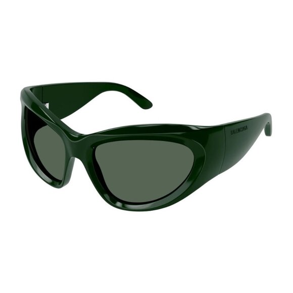 NWT BALENCIAGA SUNGLASSES, GREEN UNISEX EYEWEAR BALENCIAGA - Picture 1 of 3